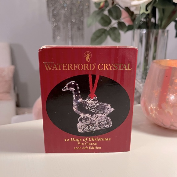 🎄Waterford 2000 The 12 Days of Christmas, 6th Edition Ornament. “Six Geese”. - Picture 2 of 12